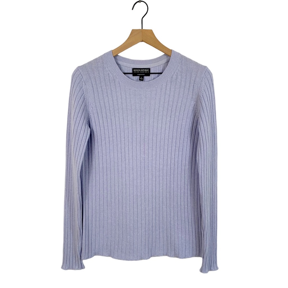 Banana Republic Lilac Filpucci Merino Wool & Cashmere Blend Sweater